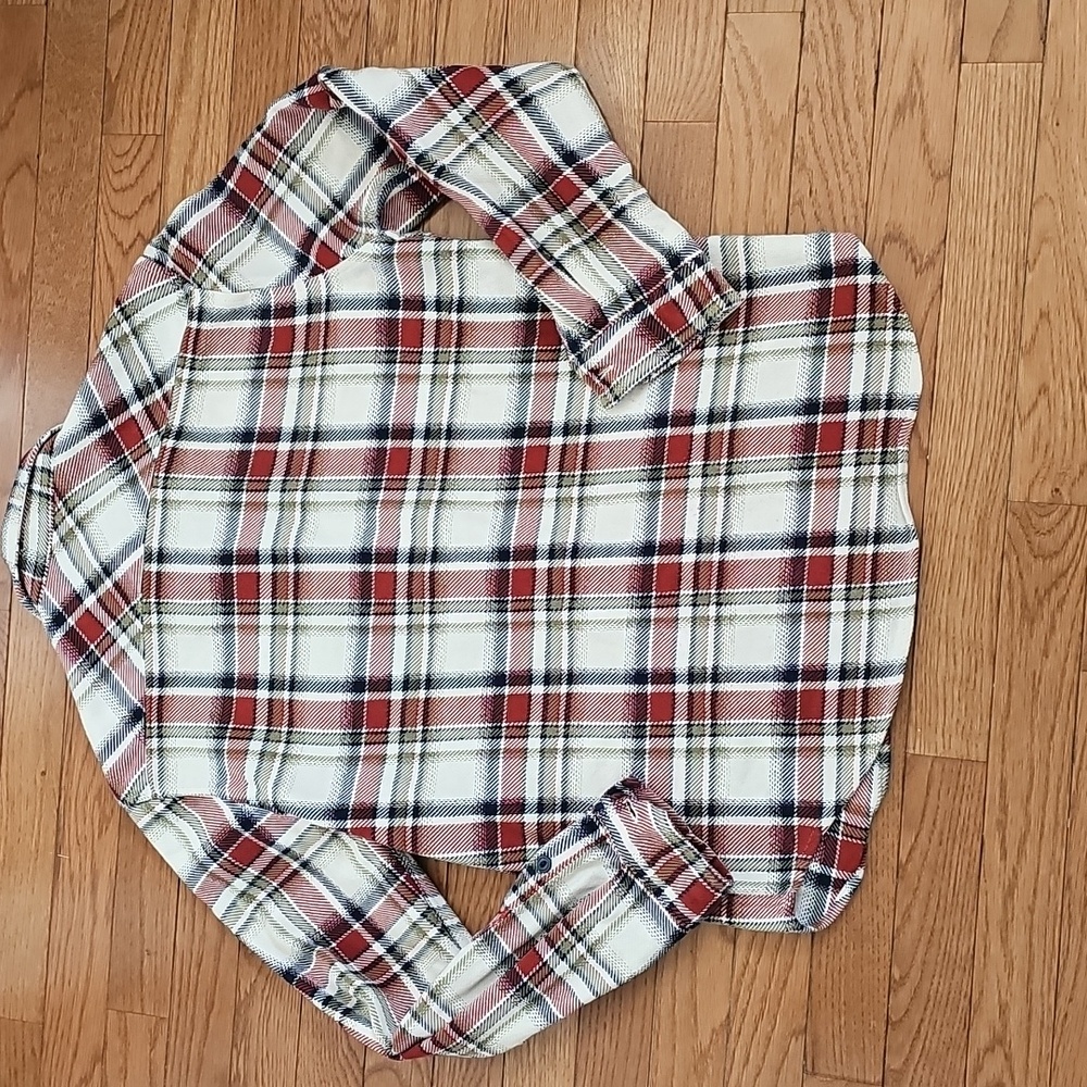 Zara Plaid Button Up Shacket - Picture 6 of 8
